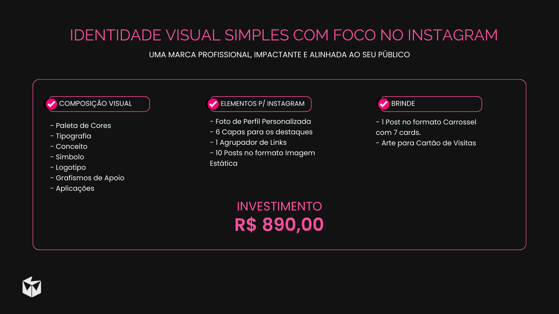 Catálogo de serviços